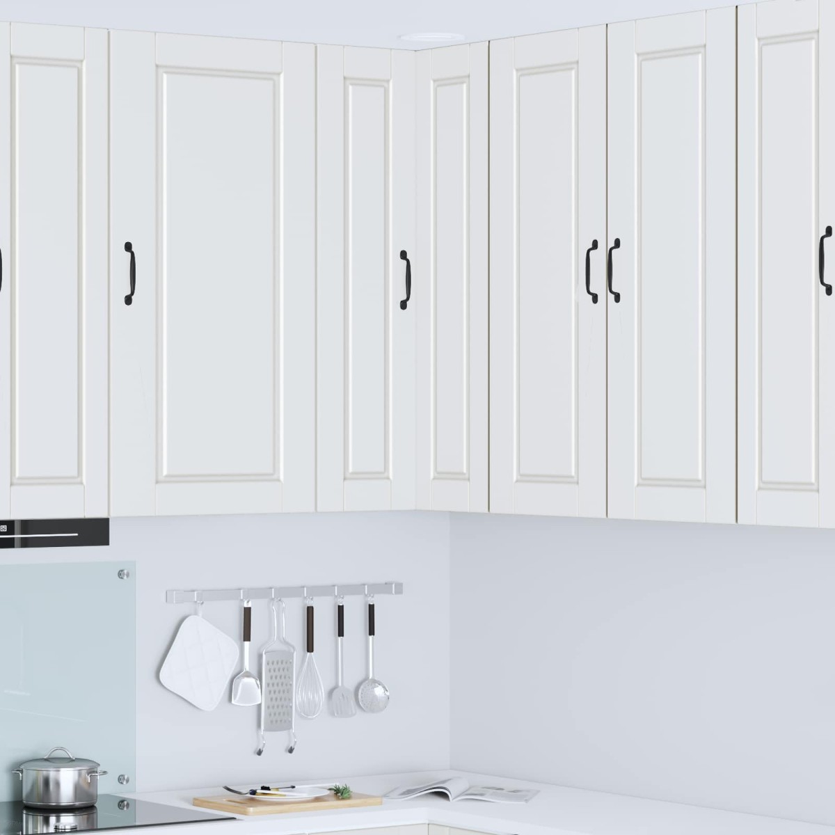 vidaXL Ντουλάπα Γωνίας PORTO Λευκό 57 x 57 x 100 εκ.