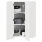 vidaXL Ντουλάπα Γωνίας PORTO Λευκό 57 x 57 x 100 εκ.