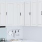 vidaXL Ντουλάπα Γωνίας PORTO Λευκό 57 x 57 x 100 εκ.