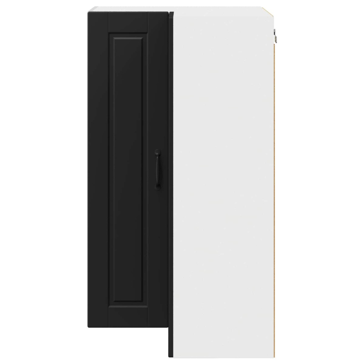 vidaXL Ντουλάπα Γωνίας PORTO Μαύρο 57 x 57 x 100 εκ.
