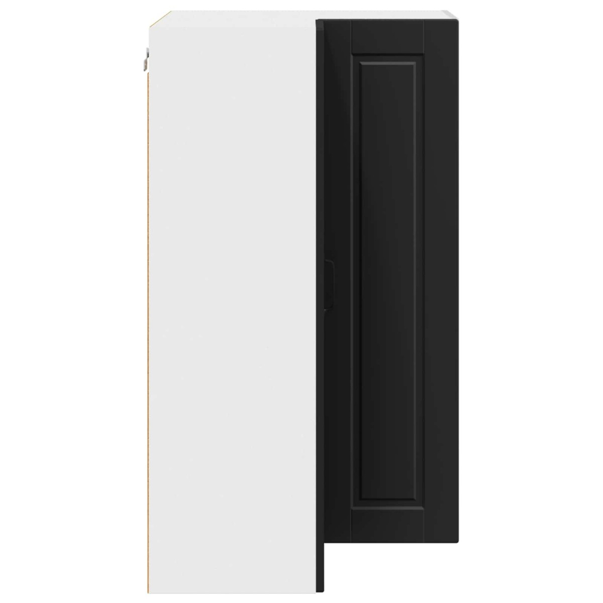 vidaXL Ντουλάπα Γωνίας PORTO Μαύρο 57 x 57 x 100 εκ.