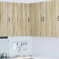vidaXL Ντουλάπα Γωνίας PORTO Δρύς Sonoma 57 x 57 x 100 εκ.
