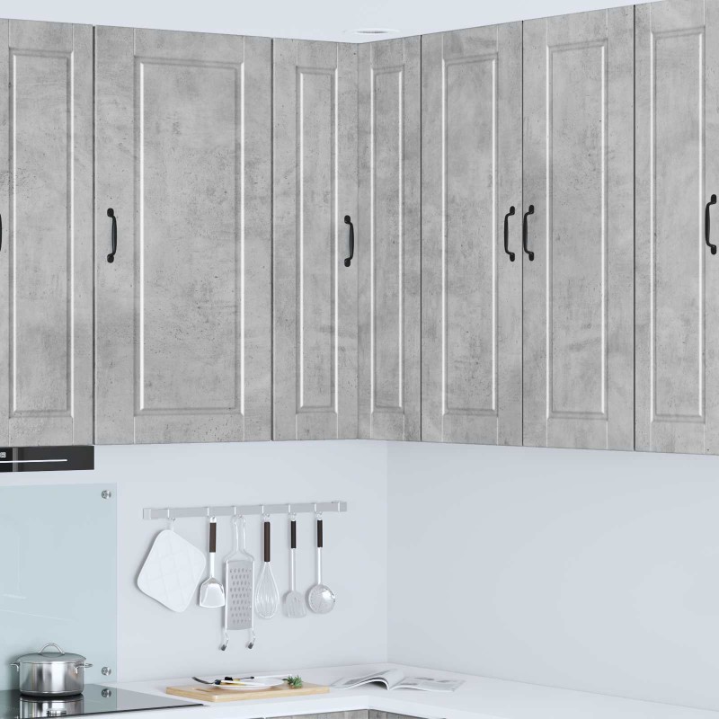 vidaXL Ντουλάπα Γωνίας PORTO Σκυρόδεμα Γκρι 57 x 57 x 100 εκ.