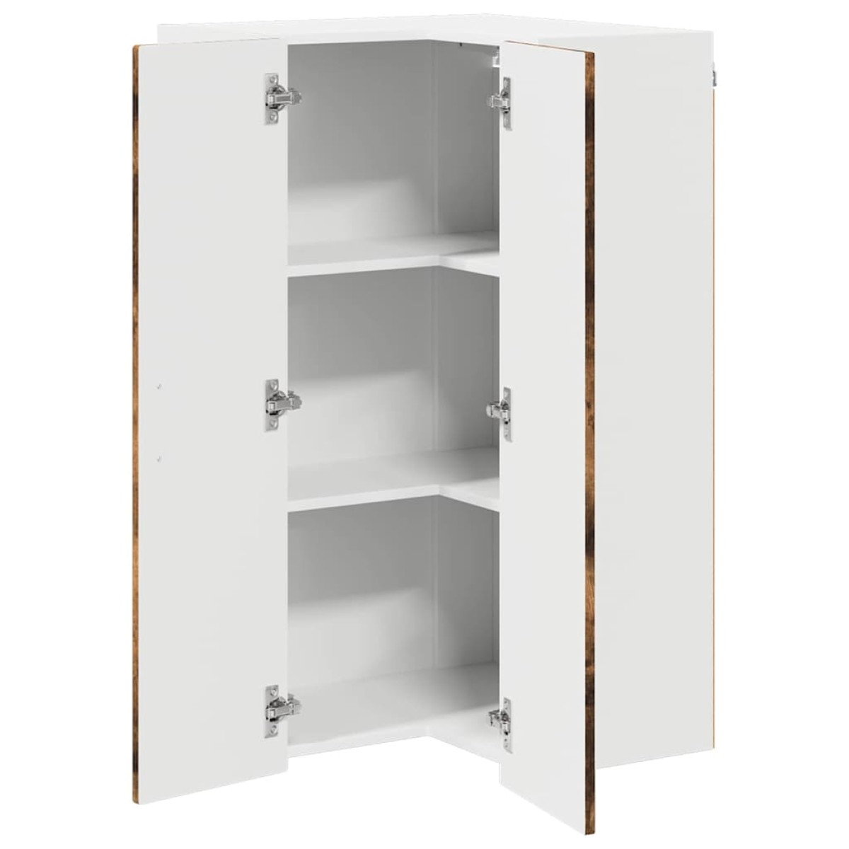 vidaXL Ντουλάπα Γωνίας PORTO Καπνιστό Δρύς 57 x 57 x 100 εκ.