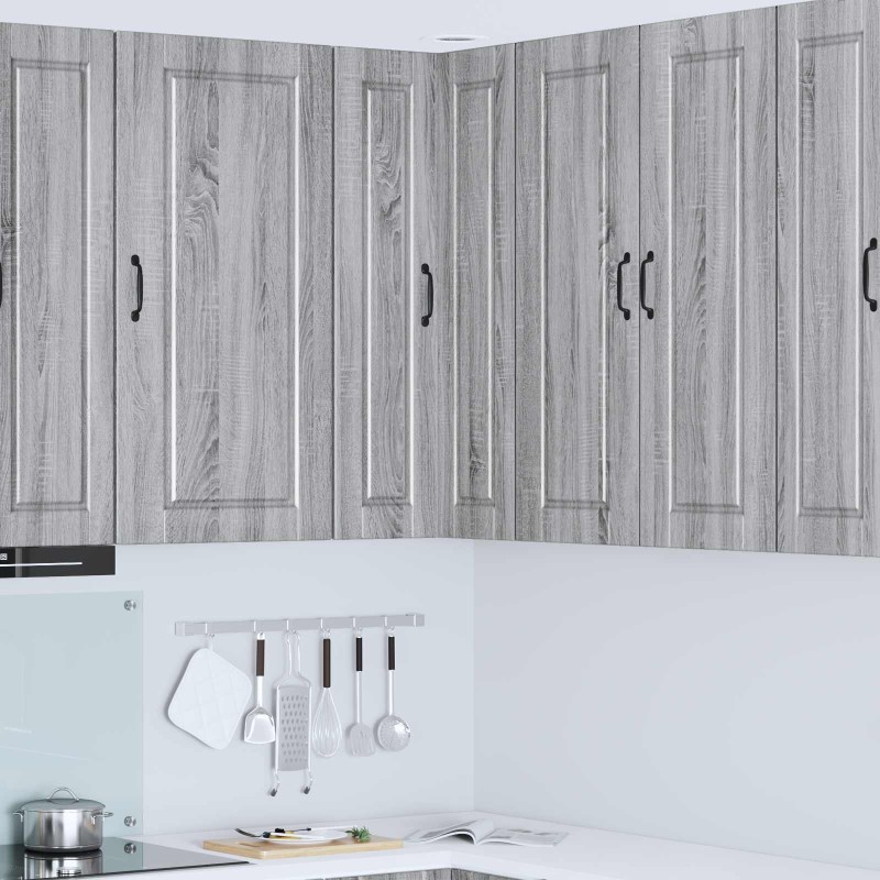 vidaXL Ντουλάπα Γωνίας PORTO Γκρίζο Σονομα 57 x 57 x 100 εκ.