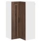 vidaXL Ντουλάπα Γωνίας PORTO Καφέ δρυς 57 x 57 x 100 εκ.
