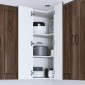 vidaXL Ντουλάπα Γωνίας PORTO Καφέ δρυς 57 x 57 x 100 εκ.