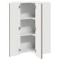 vidaXL Ντουλάπα Γωνίας PORTO Καφέ δρυς 57 x 57 x 100 εκ.