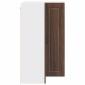 vidaXL Ντουλάπα Γωνίας PORTO Καφέ δρυς 57 x 57 x 100 εκ.