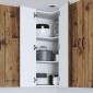 vidaXL Ντουλάπα Γωνίας PORTO Παλιό ξύλο 57 x 57 x 100 εκ.