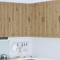 vidaXL Ντουλάπα Γωνίας PORTO Artisan Oak 57 x 57 x 100 εκ.