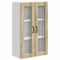 vidaXL Ραφιέρα τοίχου PORTO Δρύς Sonoma 60 x 31 x 100 εκ.