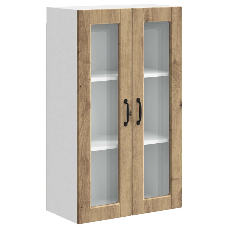vidaXL Ραφιέρα τοίχου PORTO Artisan Oak 60 x 31 x 100 εκ.