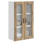 vidaXL Ραφιέρα τοίχου PORTO Artisan Oak 60 x 31 x 100 εκ.