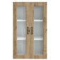 vidaXL Ραφιέρα τοίχου PORTO Artisan Oak 60 x 31 x 100 εκ.