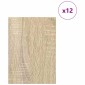 vidaXL Διακοσμητικά Πάνελ 12 τμχ. Δρύς Sonoma 15 x 21 x 0.27 εκ.