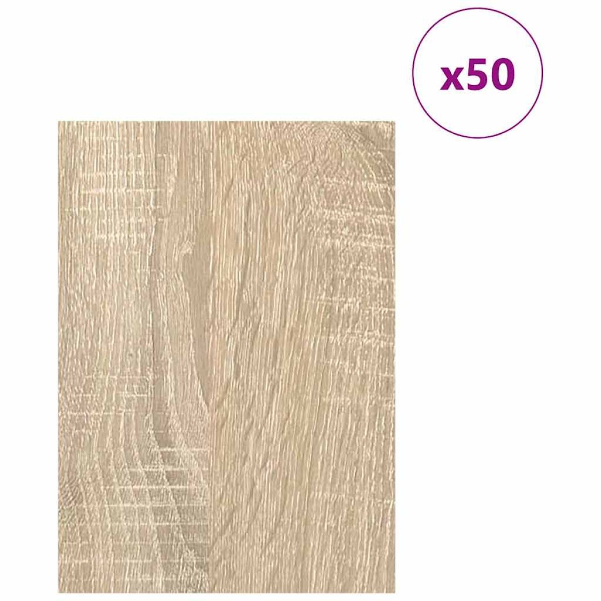 vidaXL Διακοσμητικά Πάνελ 50 τμχ. Δρύς Sonoma 15 x 21 x 0.27 εκ.