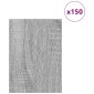 vidaXL Διακοσμητικά Πάνελ 150 τμχ. Γκρίζο Σονομα 15 x 21 x 0.27 εκ.