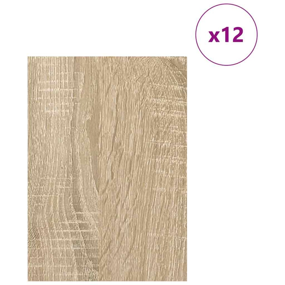vidaXL Διακοσμητικά Πάνελ 12 τμχ. Δρύς Sonoma 21 x 30 x 0,27 εκ