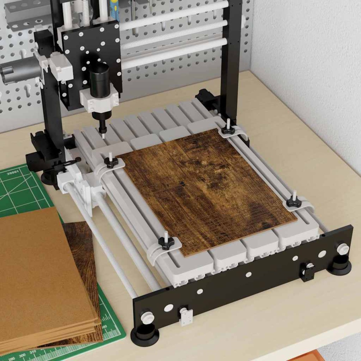 vidaXL Διακοσμητικά Πάνελ 150 τμχ. Καπνιστό Δρύς 21 x 30 x 0,27 εκ