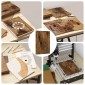 vidaXL Διακοσμητικά Πάνελ 150 τμχ. Καπνιστό Δρύς 21 x 30 x 0,27 εκ
