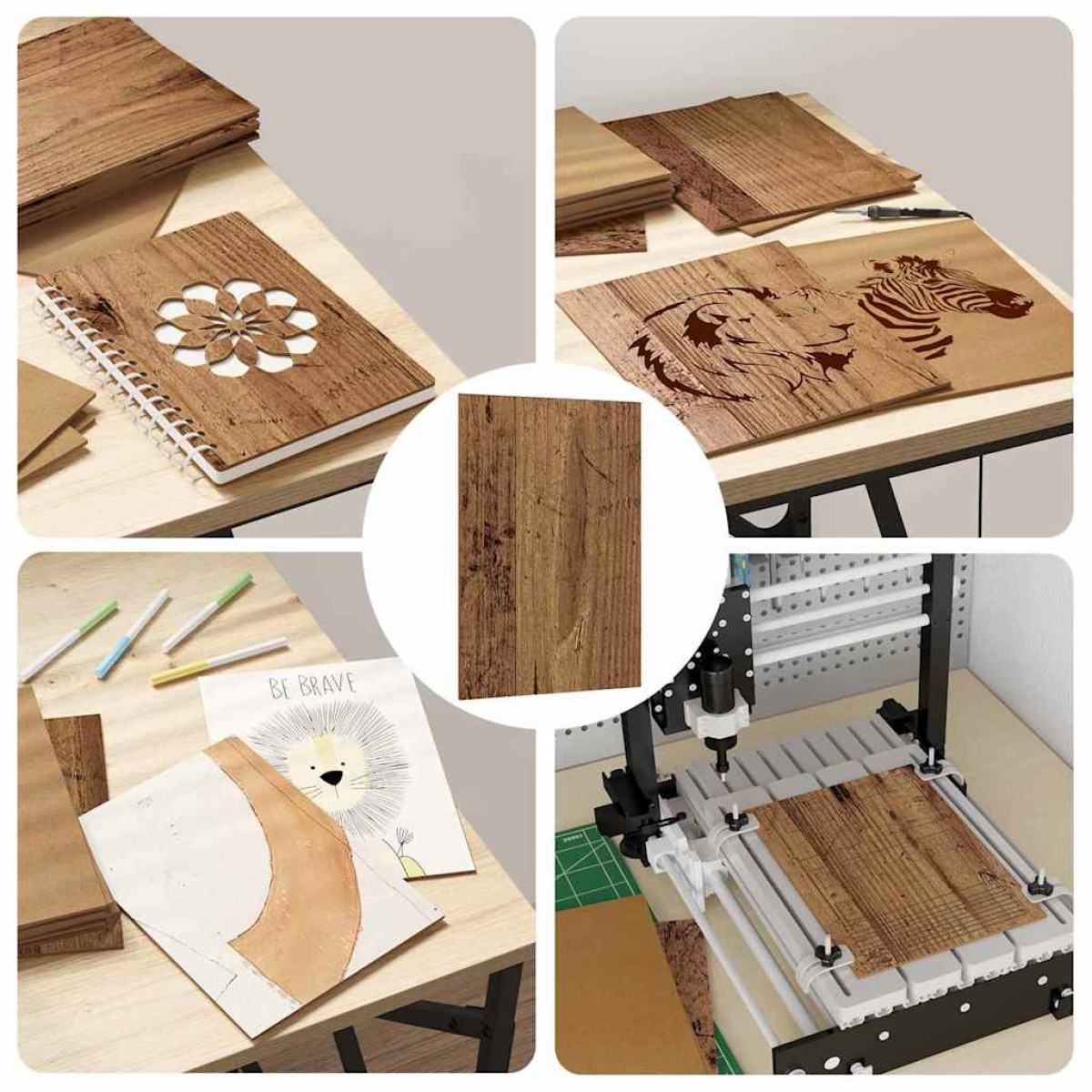 vidaXL Διακοσμητικά Πάνελ 12 τμχ. Παλιό ξύλο 21 x 30 x 0,27 εκ
