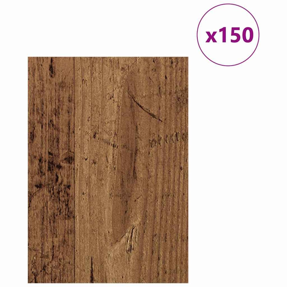 vidaXL Διακοσμητικά Πάνελ 150 τμχ. Παλιό ξύλο 21 x 30 x 0,27 εκ