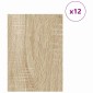 vidaXL Διακοσμητικά Πάνελ 12 τμχ. Δρύς Sonoma 30 x 42 x 0.27 εκ