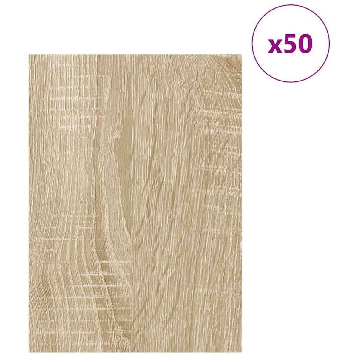 vidaXL Διακοσμητικά Πάνελ 50 τμχ. Δρύς Sonoma 30 x 42 x 0.27 εκ