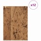 vidaXL Διακοσμητικά Πάνελ 12 τμχ. Παλιό ξύλο 30 x 42 x 0.27 εκ