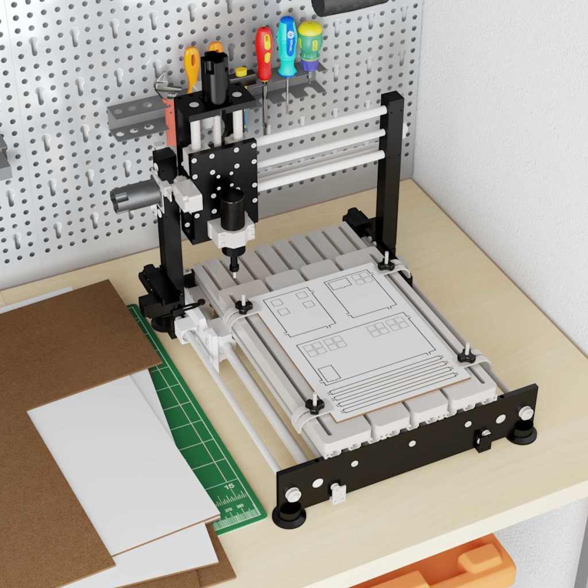 vidaXL Διακοσμητικά Πάνελ 12 τμχ. Λευκό 40 x 60 x 0.27 εκ