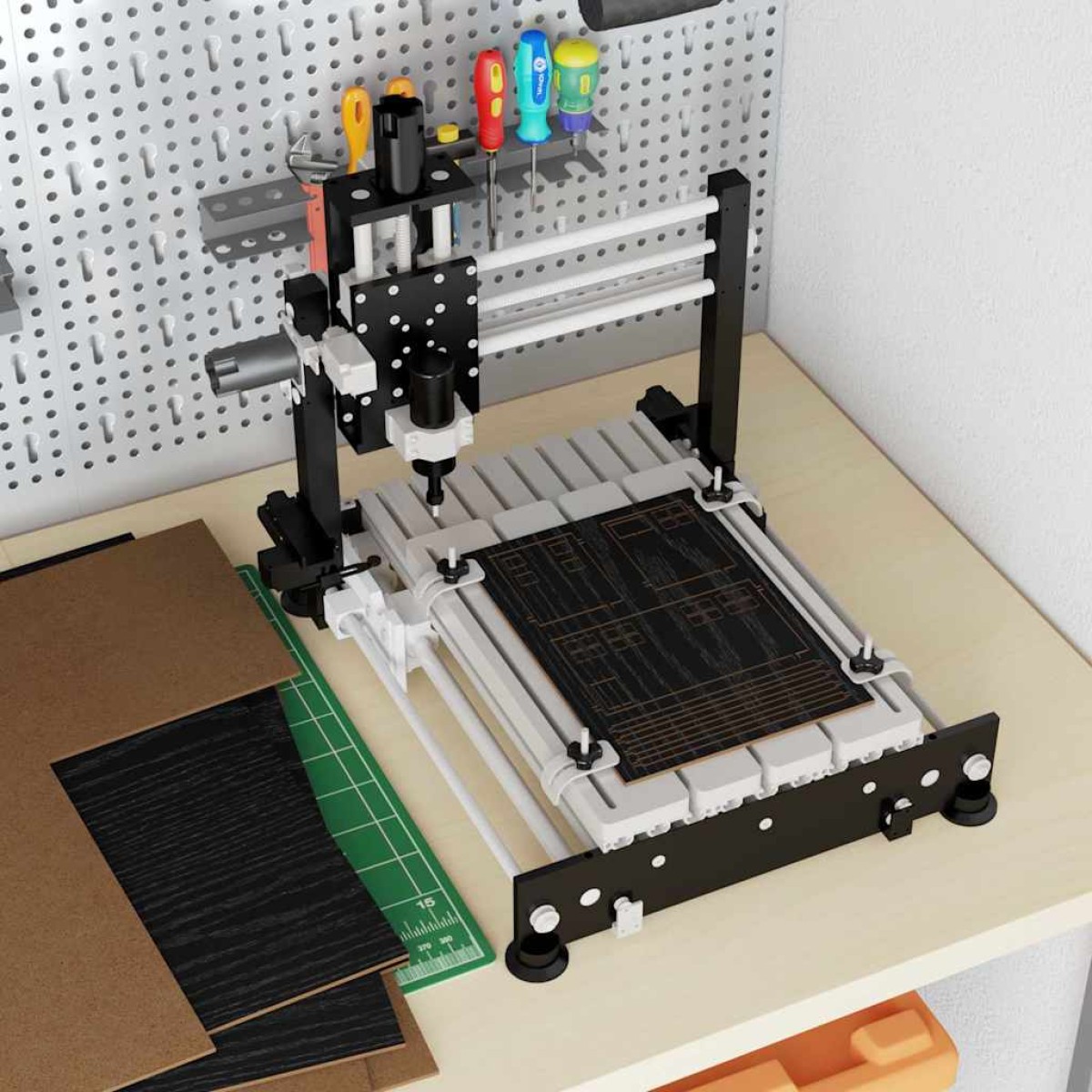 vidaXL Διακοσμητικά Πάνελ 50 τμχ. Μαύρη Οξυά 40 x 60 x 0.27 εκ