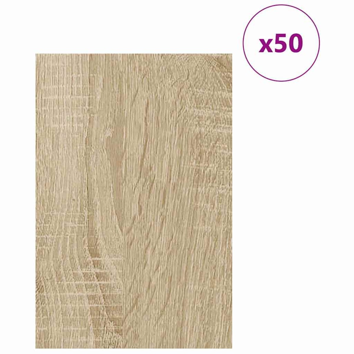 vidaXL Διακοσμητικά Πάνελ 50 τμχ. Δρύς Sonoma 40 x 60 x 0.27 εκ