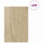 vidaXL Διακοσμητικά Πάνελ 50 τμχ. Δρύς Sonoma 40 x 60 x 0.27 εκ
