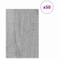 vidaXL Διακοσμητικά Πάνελ 50 τμχ. Γκρίζο Σονομα 40 x 60 x 0.27 εκ