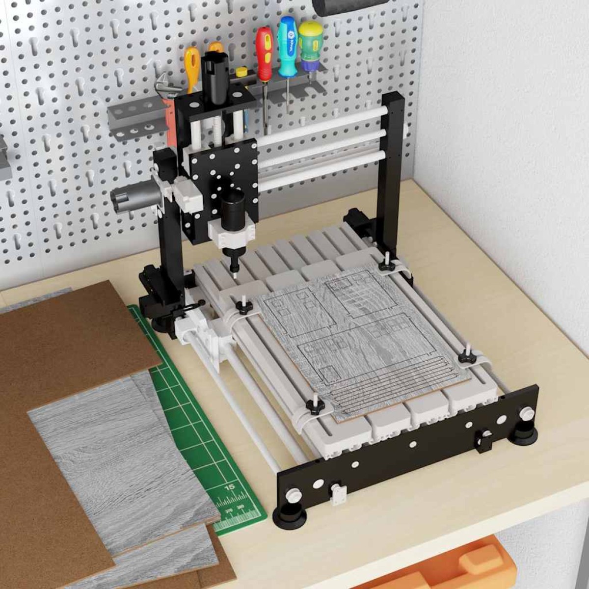 vidaXL Διακοσμητικά Πάνελ 50 τμχ. Γκρίζο Σονομα 40 x 60 x 0.27 εκ