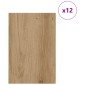 vidaXL Διακοσμητικά Πάνελ 12 τμχ. Artisan Oak 40 x 60 x 0.27 εκ