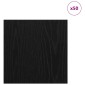 vidaXL Διακοσμητικά Πάνελ 50 τμχ. Μαύρη Οξυά 30 x 30 x 0.27 εκ.