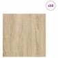 vidaXL Διακοσμητικά Πάνελ 50 τμχ. Δρύς Sonoma 30 x 30 x 0.27 εκ.