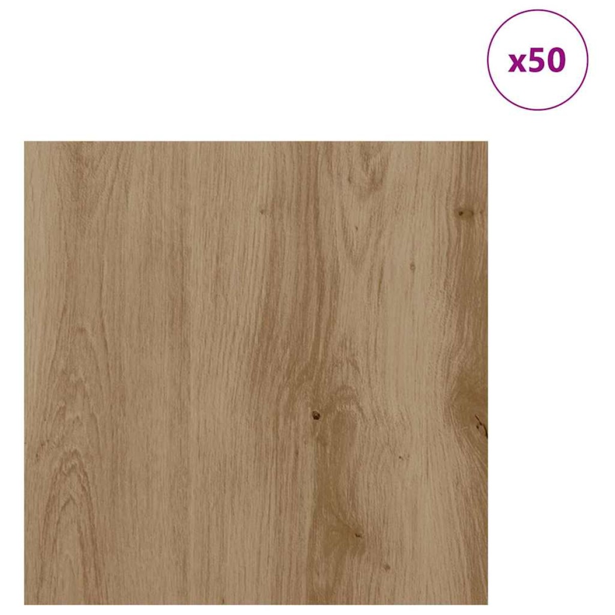 vidaXL Διακοσμητικά Πάνελ 50 τμχ. Artisan Oak 30 x 30 x 0.27 εκ.
