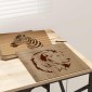 vidaXL Διακοσμητικά Πάνελ 50 τμχ. Artisan Oak 30 x 30 x 0.27 εκ.
