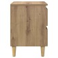 vidaXL Ντουλάπι κρεβατιού Artisan Oak 40 x 35 x 50 εκ.