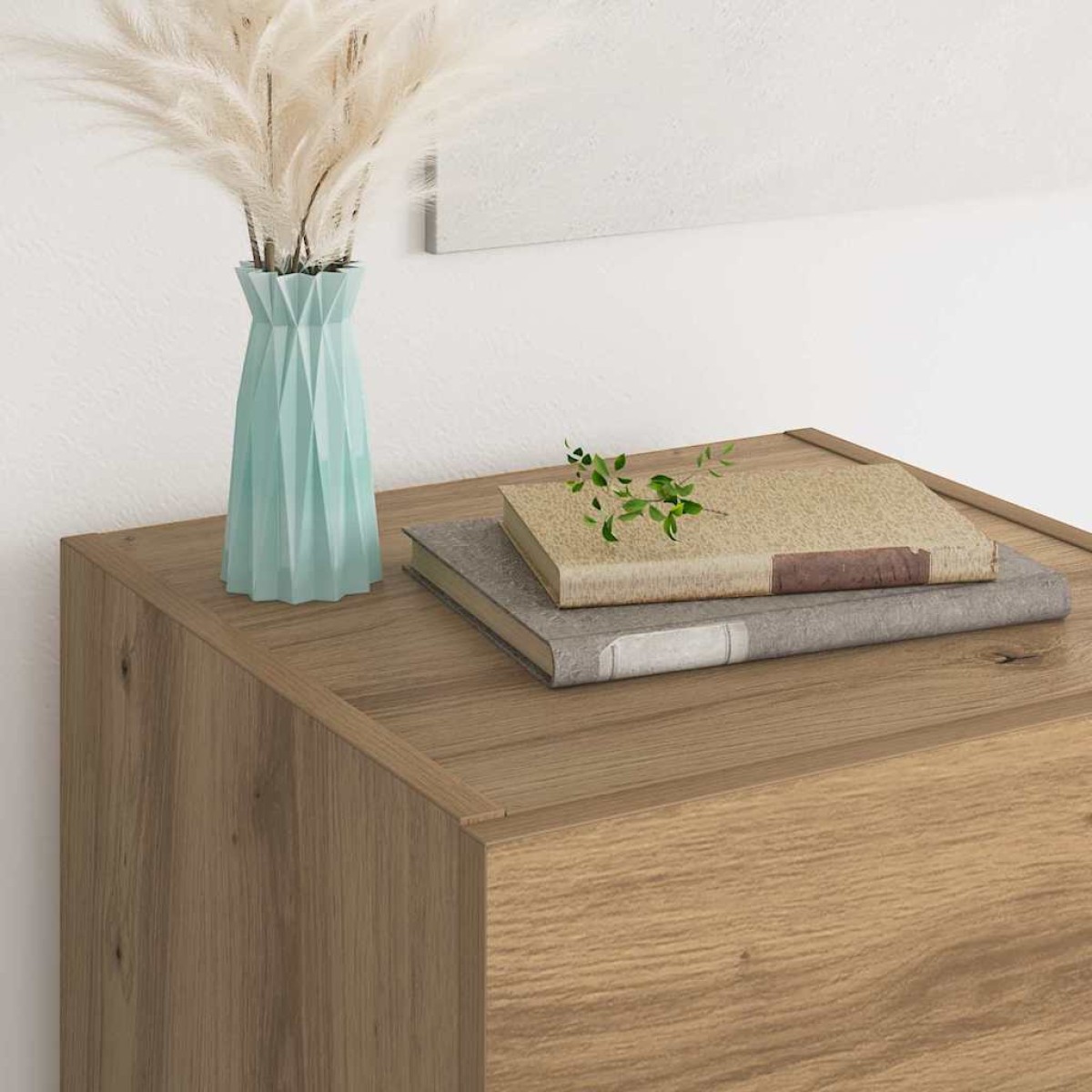 vidaXL Πλαϊνό γραφείο Artisan Oak 34,5 x 34 x 90 εκ.