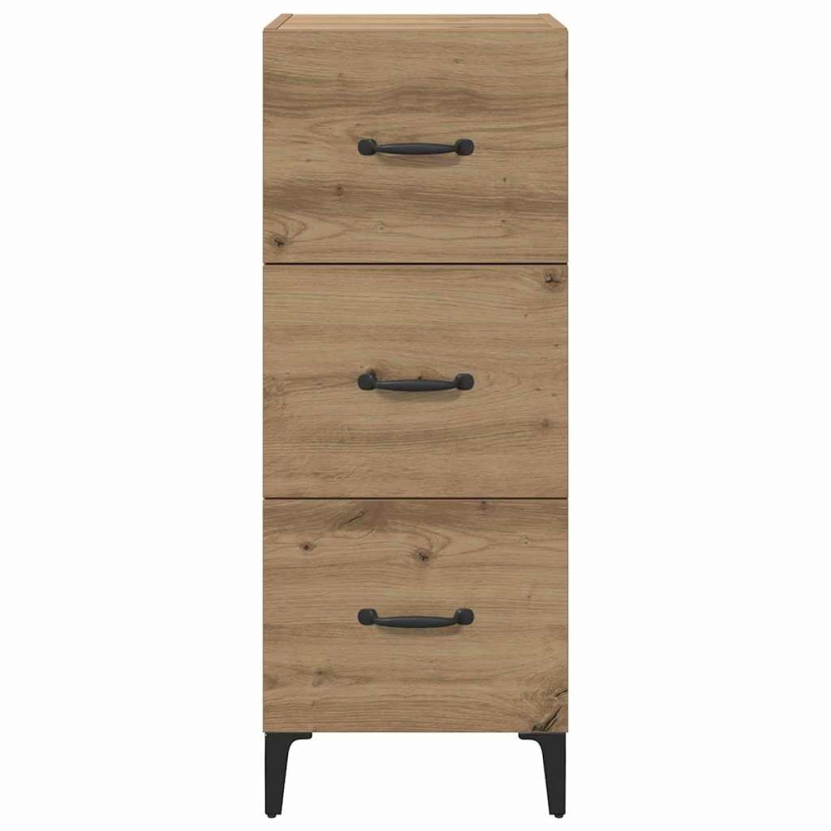 vidaXL Πλαϊνό γραφείο Artisan Oak 34,5 x 34 x 90 εκ.