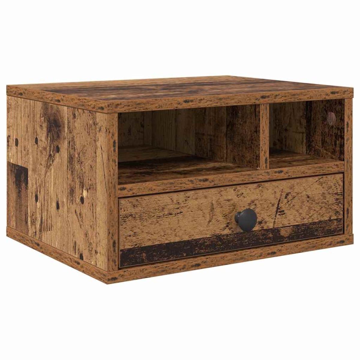 vidaXL Σταντ Εκτυπωτή Παλιό Ξύλο 40 x 32 x 24 εκ Επεξεργασμένο Ξύλο