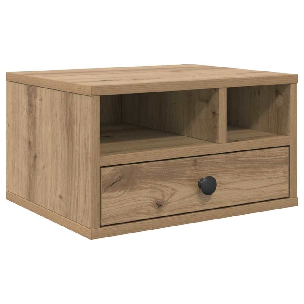 vidaXL Σταντ Εκτυπωτή Artisan Oak 40 x 32 x 24 εκ Επεξεργασμένο Ξύλο