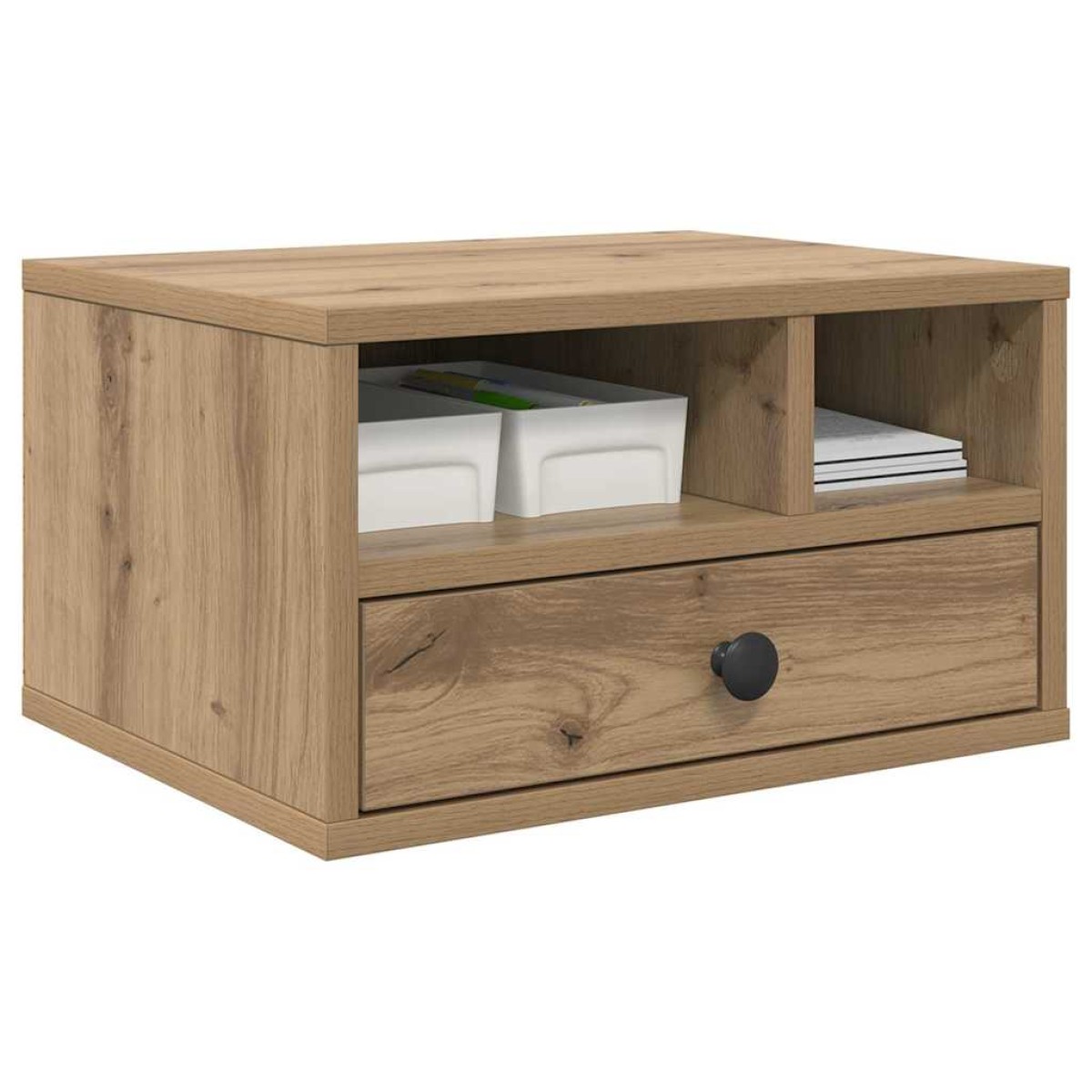 vidaXL Σταντ Εκτυπωτή Artisan Oak 40 x 32 x 24 εκ Επεξεργασμένο Ξύλο
