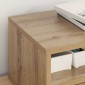 vidaXL Σταντ Εκτυπωτή Artisan Oak 40 x 32 x 24 εκ Επεξεργασμένο Ξύλο