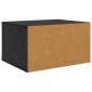 vidaXL Σταντ Εκτυπωτή Μαύρη Οξυά 40 x 32 x 24 εκ Επεξεργασμένο Ξύλο