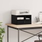 vidaXL Σταντ Εκτυπωτή Μαύρη Οξυά 40 x 32 x 24 εκ Επεξεργασμένο Ξύλο